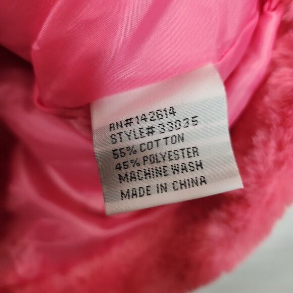 Love83 Faux Fur Jacket‎ in Pink - Size Medium - Picture 8 of 9